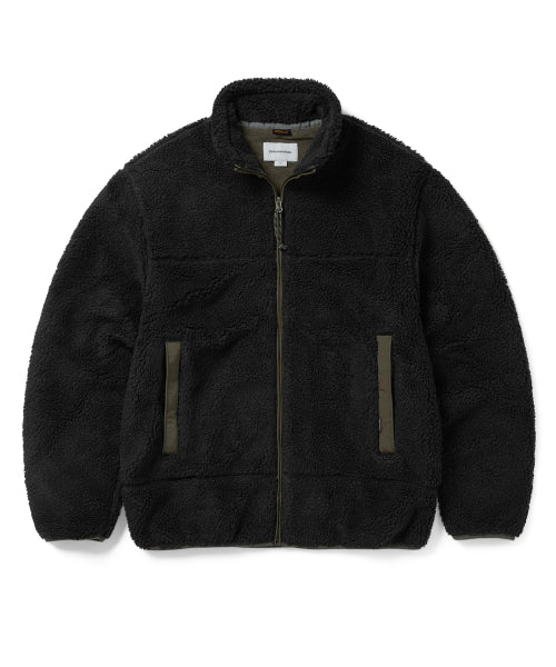 THISISNEVERTHAT THISISNEVERTHAT T Sherpa Fleece Jacket Black