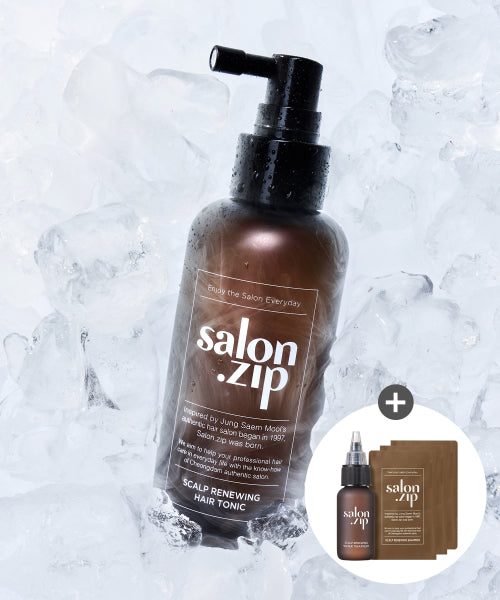 JUNGSAEMMOOL Salon Zip Scalp Renewing Hair Tonic (Water Treatment 30ml + Salon Zip Scalp Renewing Shampoo 3-Row Shasha Free)