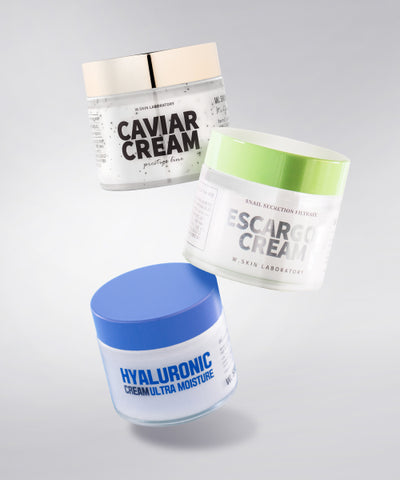 [2 pack / Can be crossed over] Moisture and nutrition cream 80ml 3 types / (snail, caviar, hyaluronic acid) Choose 2
