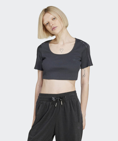 ADIDAS Baby Crop Tee - Black