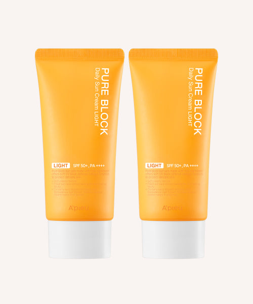 APIEU APIEU Pure Block Natural Daily Sun Cream Light SPF50+