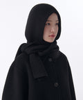 MUSINSA STANDARD WOMAN MUSINSA STANDARD WOMAN Women's Muffler Balaclava Black