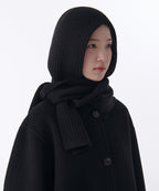 MUSINSA STANDARD WOMAN MUSINSA STANDARD WOMAN Women's Muffler Balaclava Black