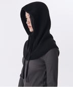 MUSINSA STANDARD WOMAN MUSINSA STANDARD WOMAN Women's Oversized String Knit Balaclava [Black]