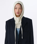 MUSINSA STANDARD WOMAN MUSINSA STANDARD WOMAN Women's oversized string knit balaclava (cream)