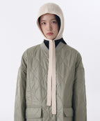 MUSINSA STANDARD WOMAN MUSINSA STANDARD WOMAN Women's Knit Tie Bonnet Cream