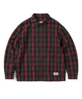 THISISNEVERTHAT THISISNEVERTHAT GORE-TEX WINDSTOPPER Shaggy Check Shirt Red