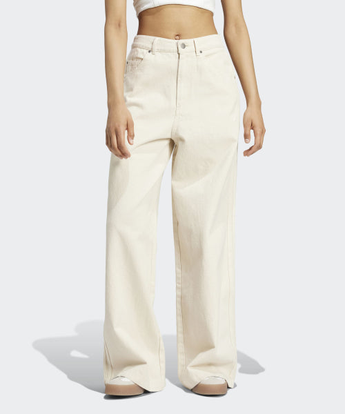 ADIDAS ADIDAS Premium Essential Denim Balloon Pants - Ivory