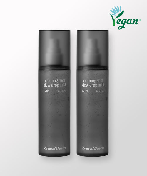 ONEOFTHEM Calming Shot Dew Drop Mist Vegan Hydrogel Moisture Serum Mist Double Set 150ml
