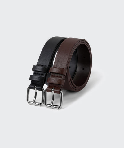 MUSINSA STANDARD WOMAN Women's roller buckle synthetic leather belt_25mm