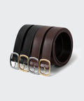 MUSINSA STANDARD WOMAN MUSINSA STANDARD WOMAN Women's Oval Square Synthetic Leather Belt_25mm