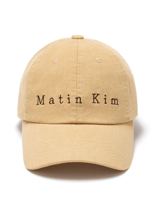 MATIN KIM MATIN KIM Cotton Washed Ball Cap One Size