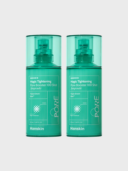 HANSKIN Magic Tightening Pore Booster 100 Shot Ampoule 50ml x 2