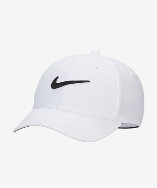 NIKE Nike Dri Fit Club Structure Swoosh Cap - White:Black