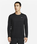 NIKE NIKE Long Sleeve Running Top M - Black