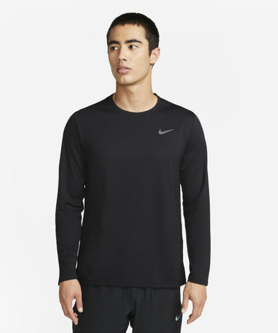 NIKE Long Sleeve Running Top M - Black
