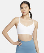NIKE Nike Adjustable Sports Bra W - White: Stone Mauve