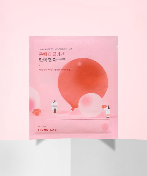 Round Lab Round Lab Camellia Deep Collagen Elasticity Gel Mask 4 sheets