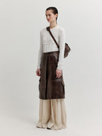 EENK EENK XIONY Long Sleeve Bustier T-shirt - White