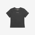 NEW BALANCE NBNEG2W412 / WOMEN Essential JoongAng Letter Short Sleeve T-Shirt (CHARCOAL)