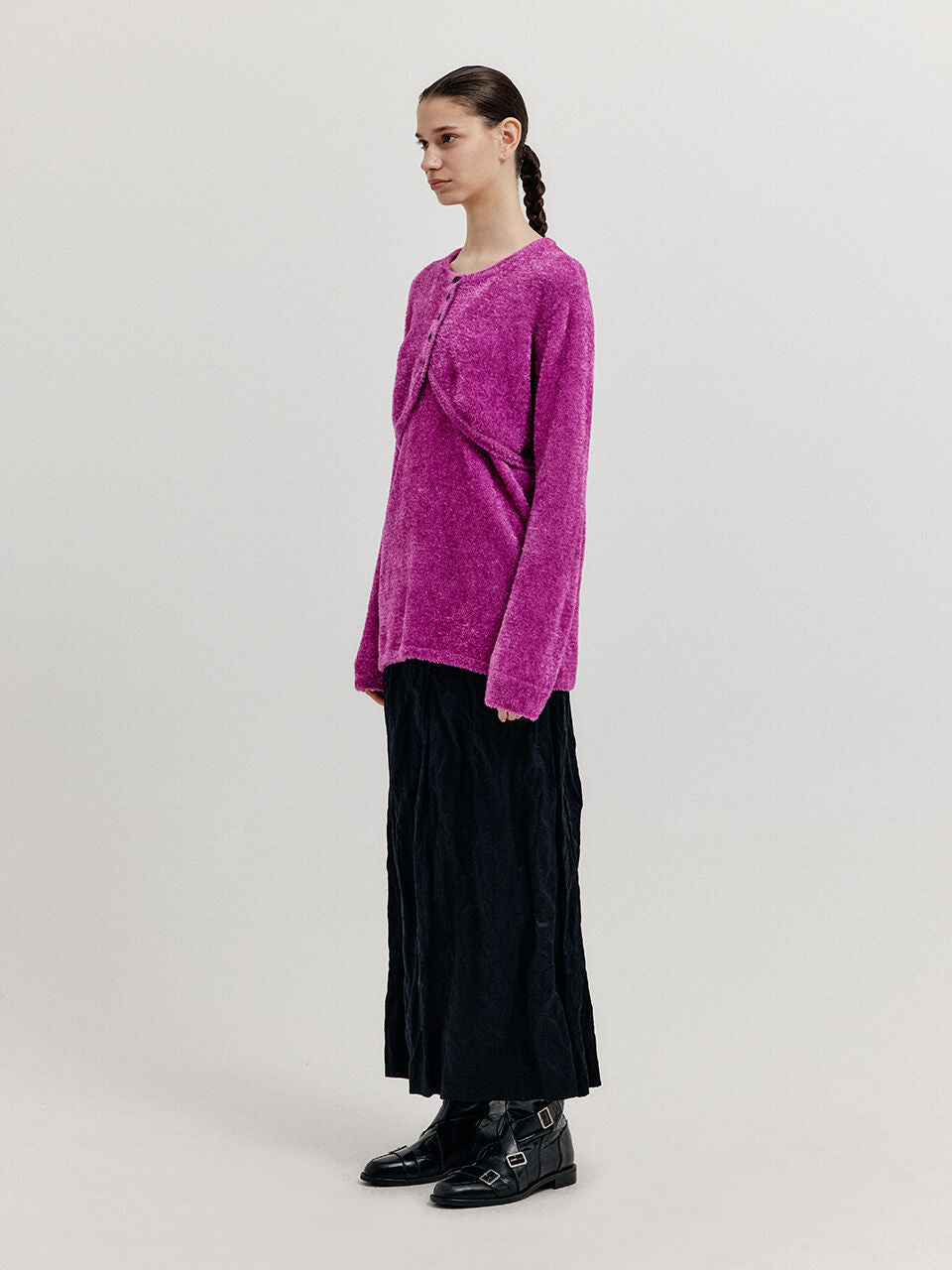 EENK EENK Tucked Maxi Skirt - Black