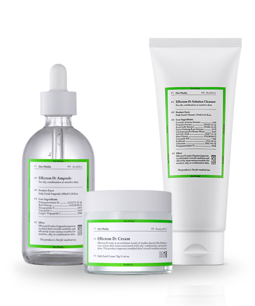 DIRTPHOBIA DIRTPHOBIA Problematic Sebum Plus Care Set