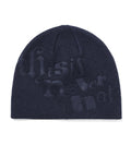 THISISNEVERTHAT THISISNEVERTHAT Debossed No Cuff Beanie Navy