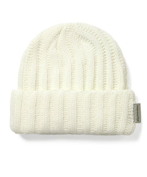 THISISNEVERTHAT THISISNEVERTHAT Low Gauge Ribbed Beanie Off White