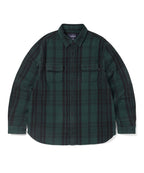 THISISNEVERTHAT THISISNEVERTHAT Big Flannel Work Shirt Green