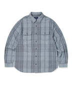 THISISNEVERTHAT THISISNEVERTHAT Big Flannel Work Shirt Slate