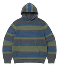 THISISNEVERTHAT THISISNEVERTHAT Striped Waffle Knit Hoodie Grey