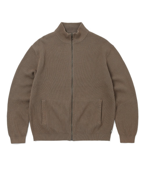THISISNEVERTHAT THISISNEVERTHAT Washed Full Zip Cardigan Grey