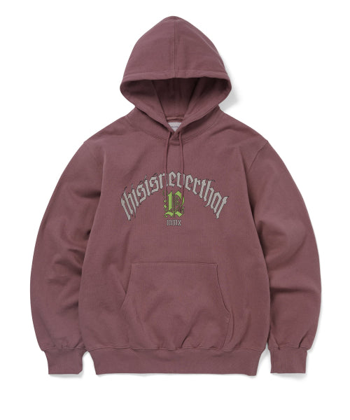 THISISNEVERTHAT THISISNEVERTHAT Fortuna Logo Hoodie Fuchsia