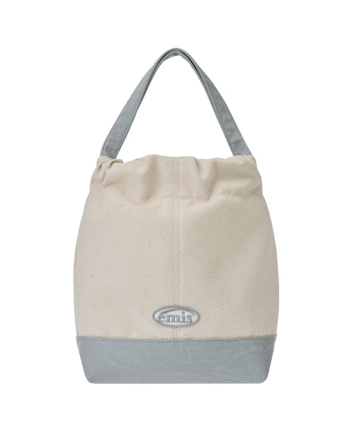EMIS EMIS Canvas Tote Bucket Bag - Blue