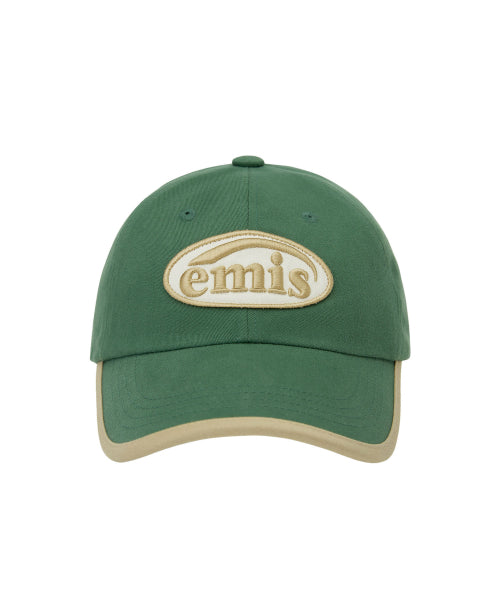 EMIS EMIS BEIGE TRIMMING BALL CAP-GREEN