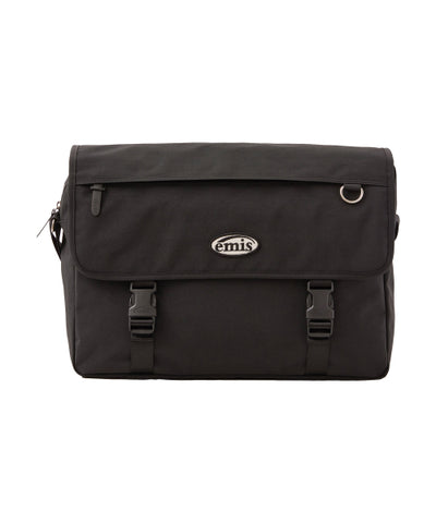 EMIS Nylon Messenger Bag - Black