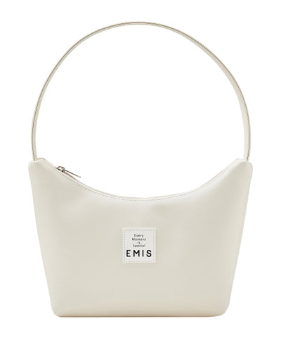 EMIS Leather Hobo Bag - Ivory