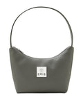 EMIS EMIS Leather Hobo Bag - Gray Khaki