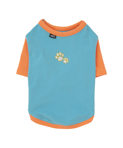 EMIS T-Shirt Light Blue/Tangerine