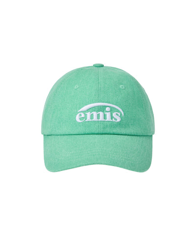 EMIS NEW LOGO PIGMENT BALL CAP - GREEN