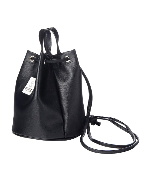 EMIS EMIS Leather Mini Backpack - Black
