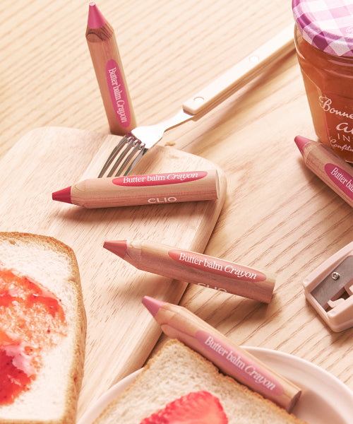 CLIO CLIO Butter Balm Crayon Set [2pack + Sharpener]