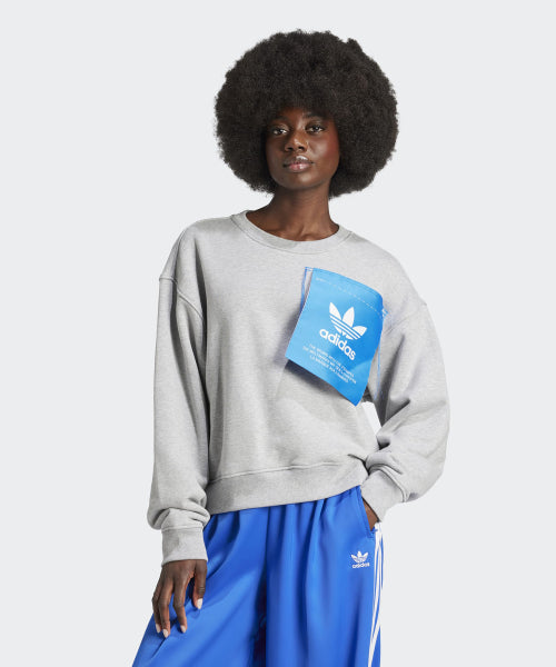 ADIDAS ADIDAS Label Sweatshirt - Gray