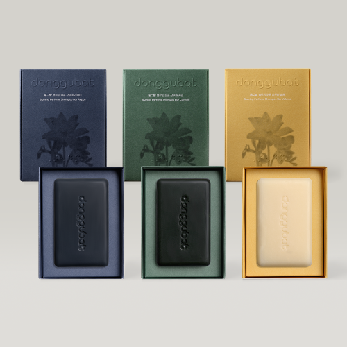 DONGGUBAT 3 types of Blooming Perfume Shampoo Bars (certified for hair loss relief functionality)