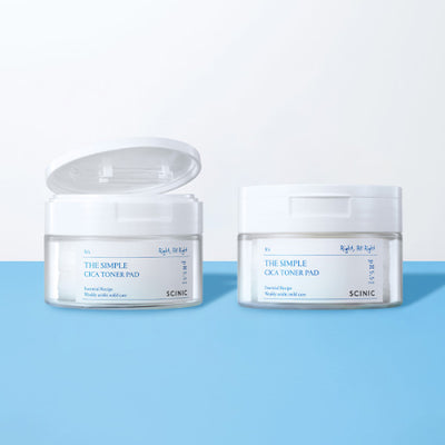 The Simple Cica Toner Pad 60 sheets 1+1