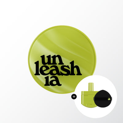 UNLEASHIA Satin Wear Cushion Case & Re-fill (Healthy Green)