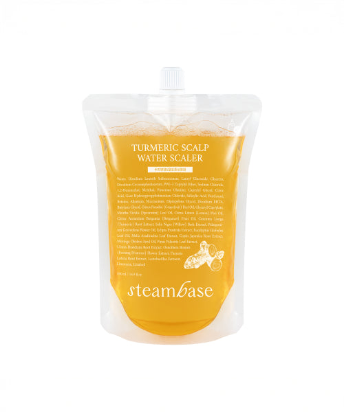 STEAMBASE Hair loss improvement, scalp strengthening, turmeric scaler refill 500ml