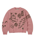 THISISNEVERTHAT THISISNEVERTHAT GD Iconography Knit Sweater Pink