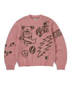 THISISNEVERTHAT THISISNEVERTHAT GD Iconography Knit Sweater Pink
