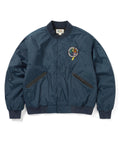 THISISNEVERTHAT THISISNEVERTHAT GD Dancing Bears Baseball Jacket Blue